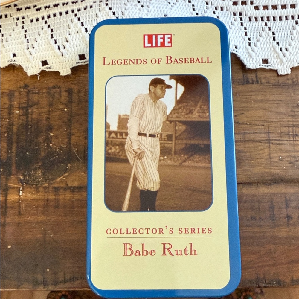 Life Legends of Baseball Collector's Tin BabeRuth collectors Series